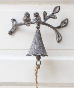 Clay Face Hanging Bells (Set of 3)